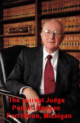 The corrupt Judge: Peter E. Deegan
